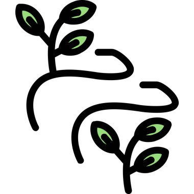 Çiçek, bitki simgesini el çizimi biçiminde bırakır