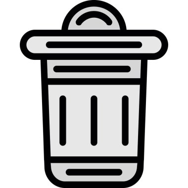 Çöp tenekesi. Basit tasarım