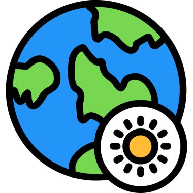 Yeryüzü dünya ikonu - özet biçiminde