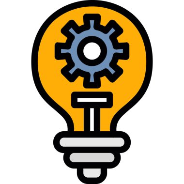 ampul fikri yenilik simgesi