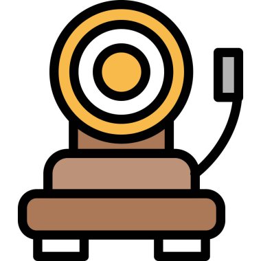 elektrik dolgu ikonu vektör illüstrasyonu