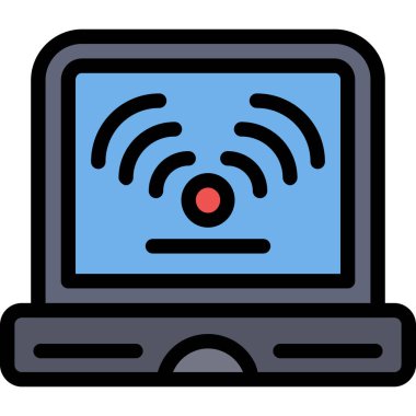 wifi simgesi vektör illüstrasyonu