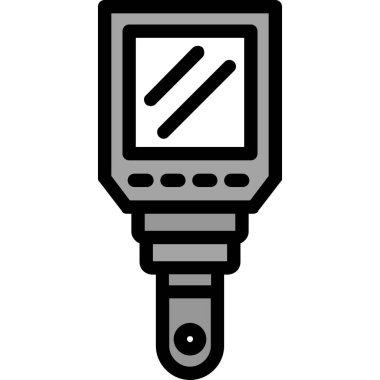 kamera simgesi vektör illüstrasyonu