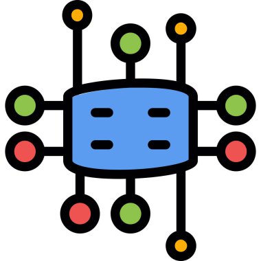 Ağ web simge vektör çizim