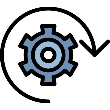 vites tekerleği simgesini - taslak biçiminde ayarla