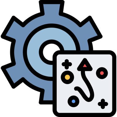 Bilgisayar donanım simgesi. vektör illüstrasyonu