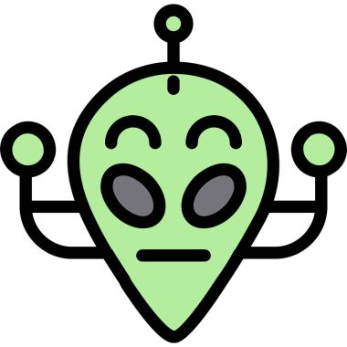 uzaylı uzay simgesi