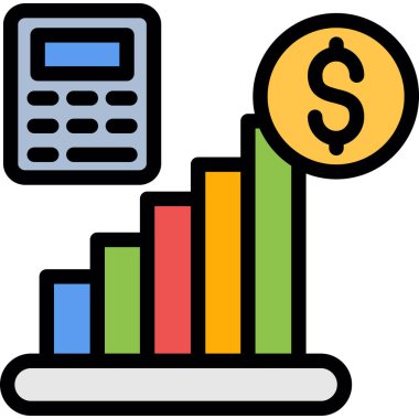 işletme finans büyüme simgesi