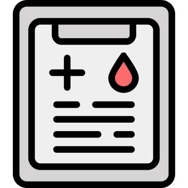 kan ikonu vektör illüstrasyonu