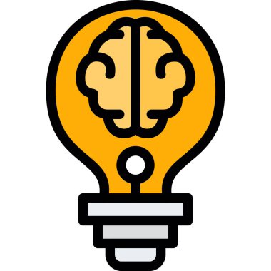 ampul simgesi vektör illüstrasyonu