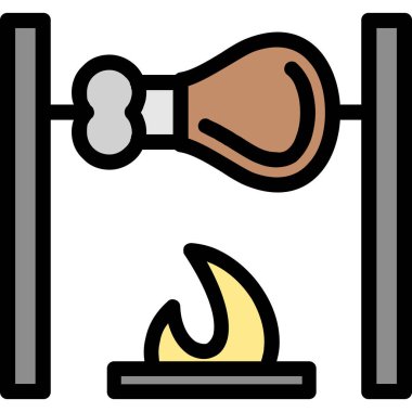 Yangın söndürme ikonu. Yanan yangın söndürücü ikon düz renk beyaz üzerine izole