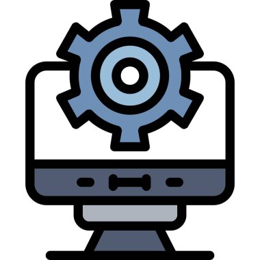 Ayarlama. Web simgesi basit illüstrasyon