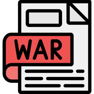 savaş gazetesi simgesi ana hatlarıyla