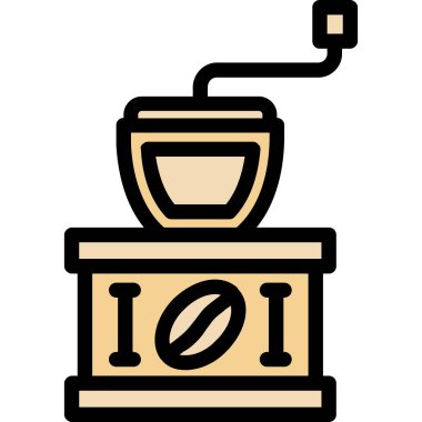 Kahve öğütücüsü. Basit tasarım