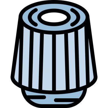 Çöp kutusu renk taslak vektörü