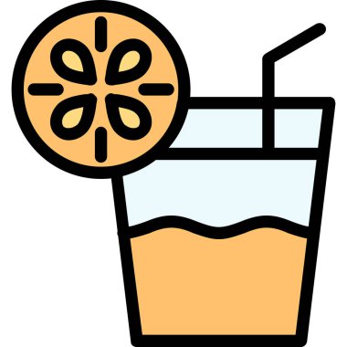 doldurulmuş özet biçiminde içecek ikonu