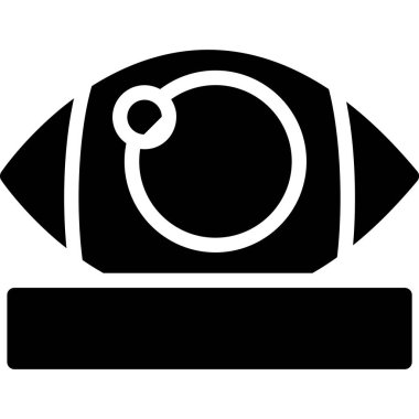 Kamera. Web simgesi basit illüstrasyon