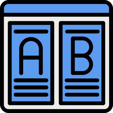 kitap simgesi vektör illüstrasyonu