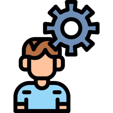 İş vitesleri. Web simgesi basit tasarım