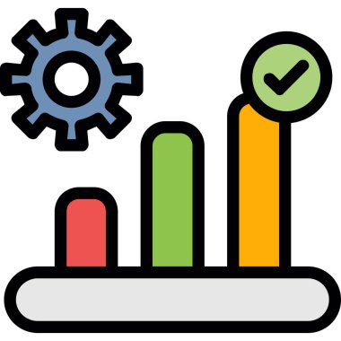Dişliler. Web simgesi basit tasarım