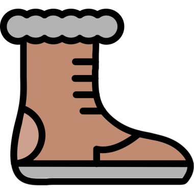 Kış çorabı. Web simgesi