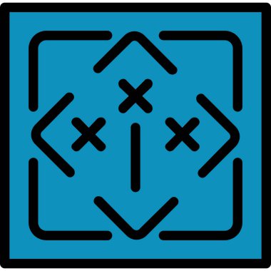 Simge vektör illüstrasyonunu iptal et