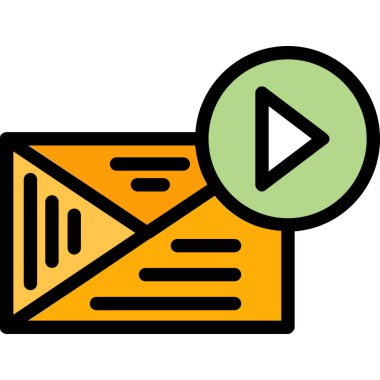 e- posta simgesi vektör illüstrasyonu