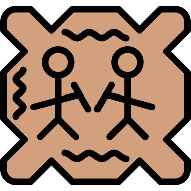 Hayvan. Web simgesi basit illüstrasyon