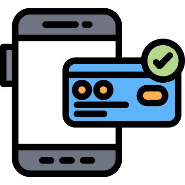 Cep telefonu. Basit resimleme