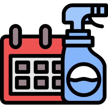 Temizlik servisi. Basit tasarım