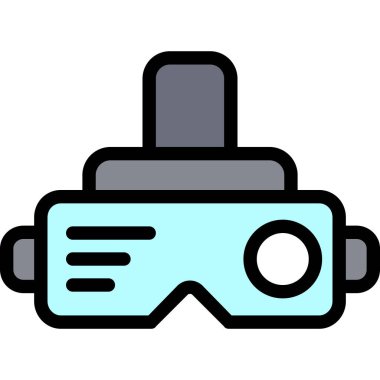 Gerçeklik. Web simgesi basit illüstrasyon