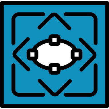 Çip simgesi daire içinde