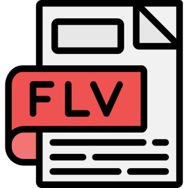 Belge simgesinin vektör illüstrasyonu