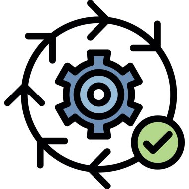 Dişli ayar simgesini dosya dış hatları biçiminde ayarla