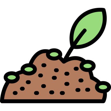 toprak bitkisi. Basit tasarım