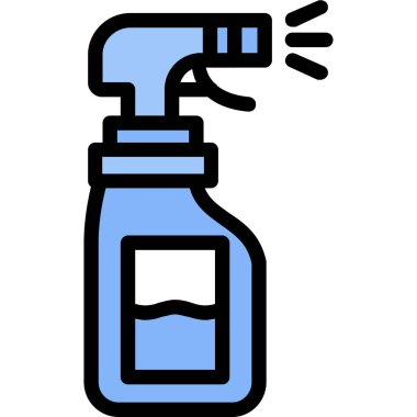 Sprey şişe simgesi, taslak biçimi