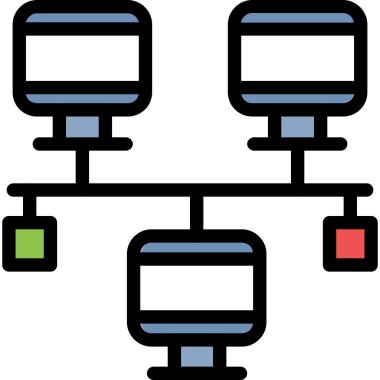 ağ bağlantısı vektör illüstrasyonu