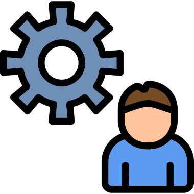 man simgesi, vektör illüstrasyonu