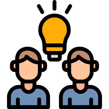 yaratıcı fikir yaratıcı simgesi