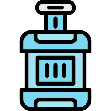 şişe simgesi, vektör illüstrasyonu