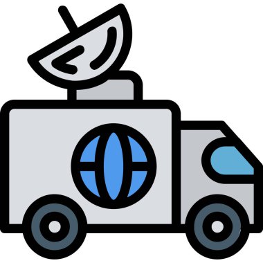 uydu anten simgesi. Basit tasarım