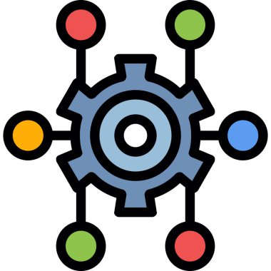 ağ bağlantısı simgesi çizimi