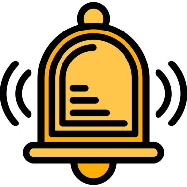 Çan simgesi, vektör çizimi