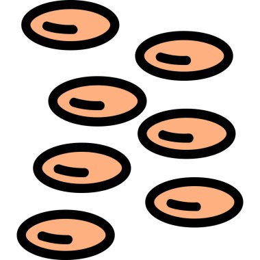 donut simgesi vektör illüstrasyonu