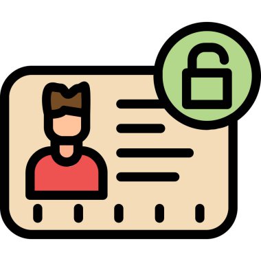 kimlik kartı kimlik simgesi