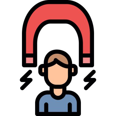 Saç stili olan erkek avatar, vektör illüstrasyon tasarımı