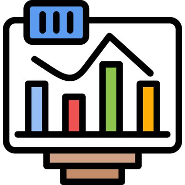 grafik iş büyümesi simgesi