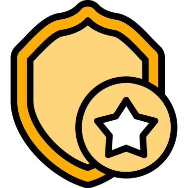 Madalya. Web simgesi basit illüstrasyon
