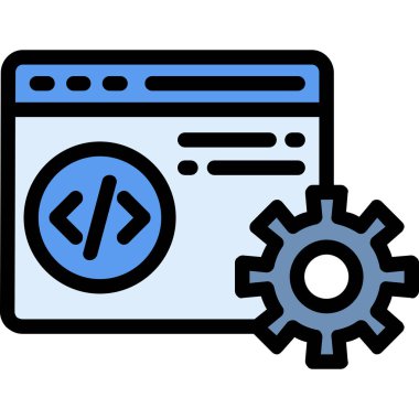 Yazılım geliştirme simgesi ana hat biçiminde kodlanıyor