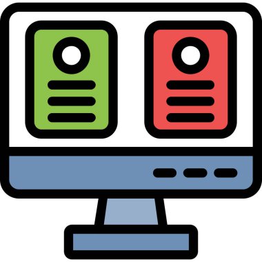 Bilgisayar monitörü. Basit tasarım